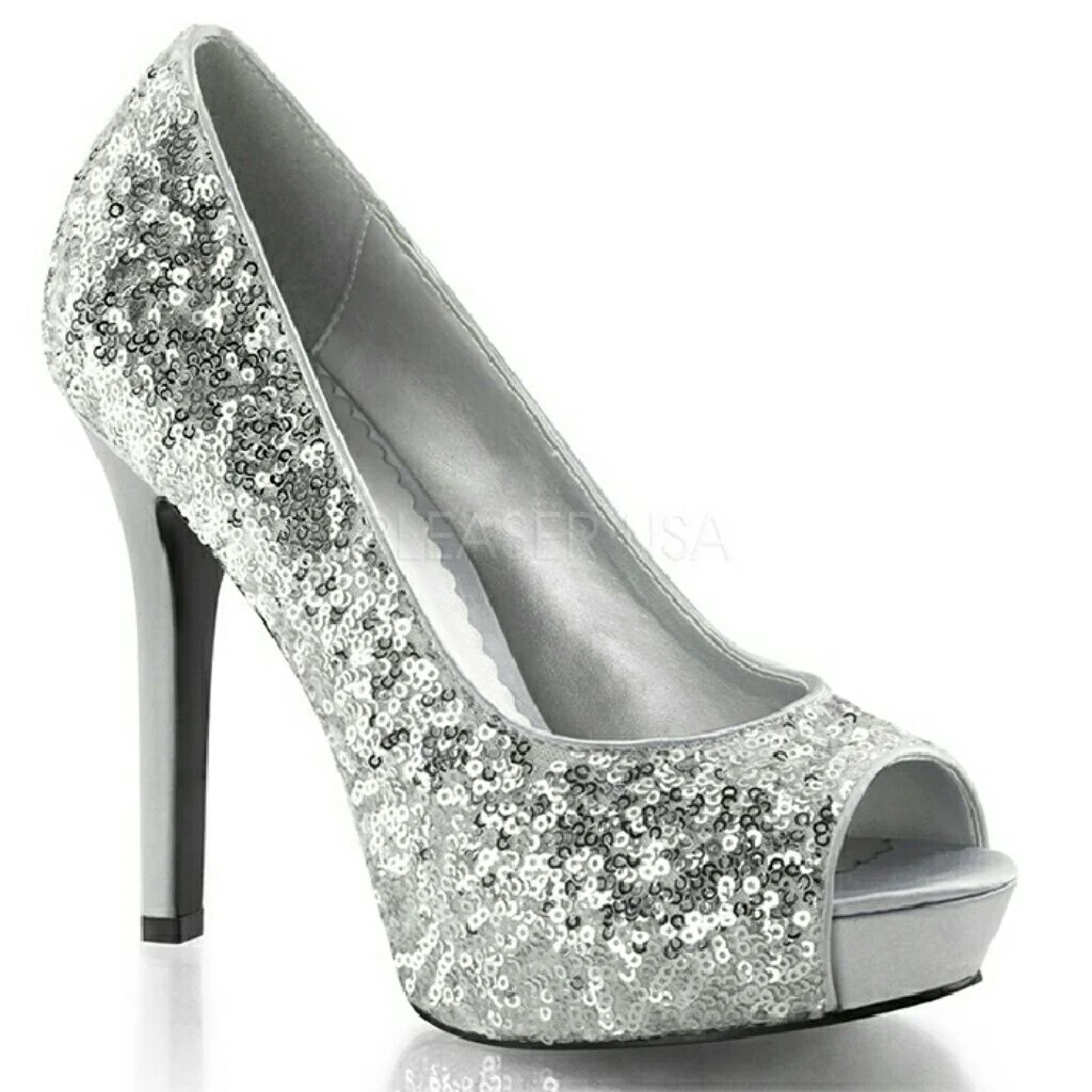 16 См Stiletto Heel серебро
