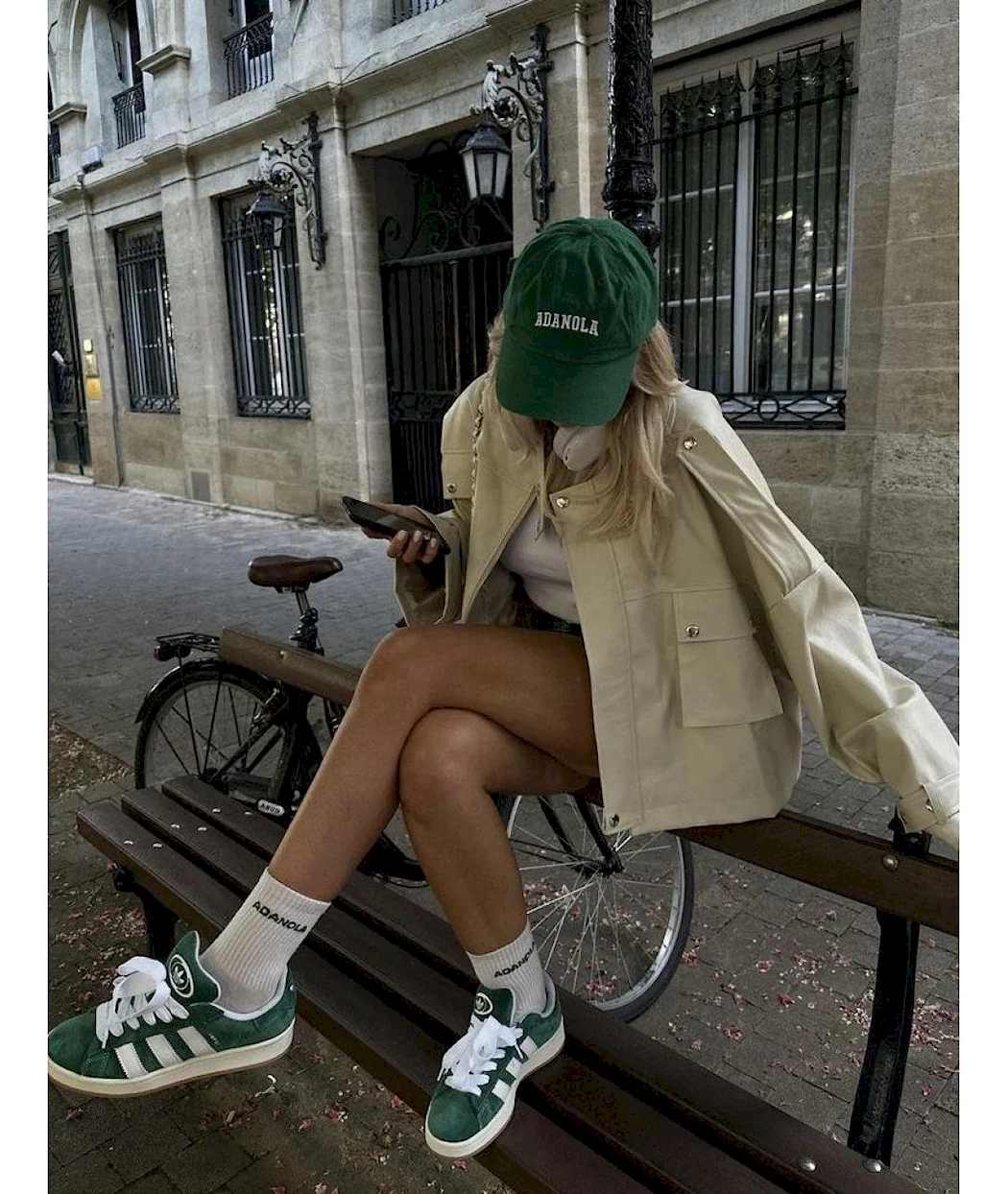 Adidas Campus 00s Dark Green cloud White