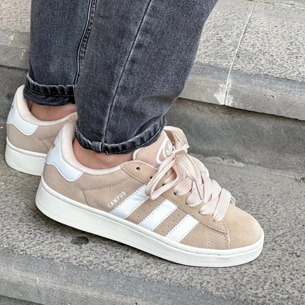 Adidas Campus бежевые 00s