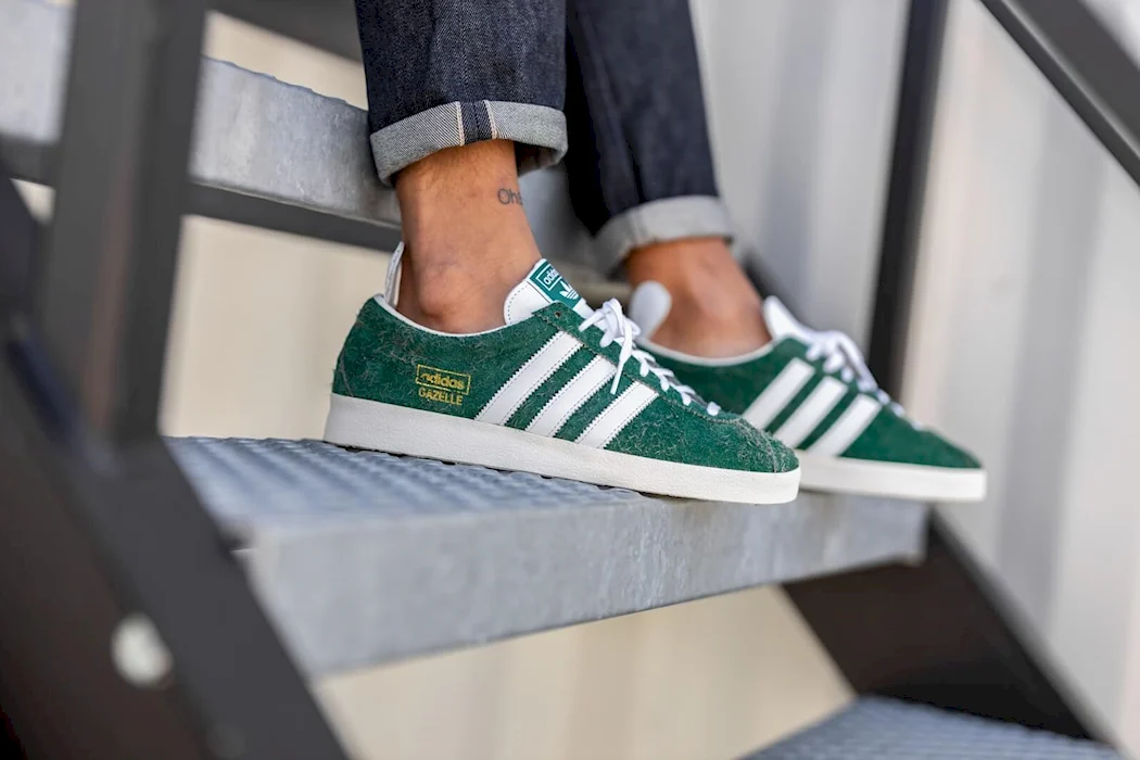 Adidas Gazelle White Green