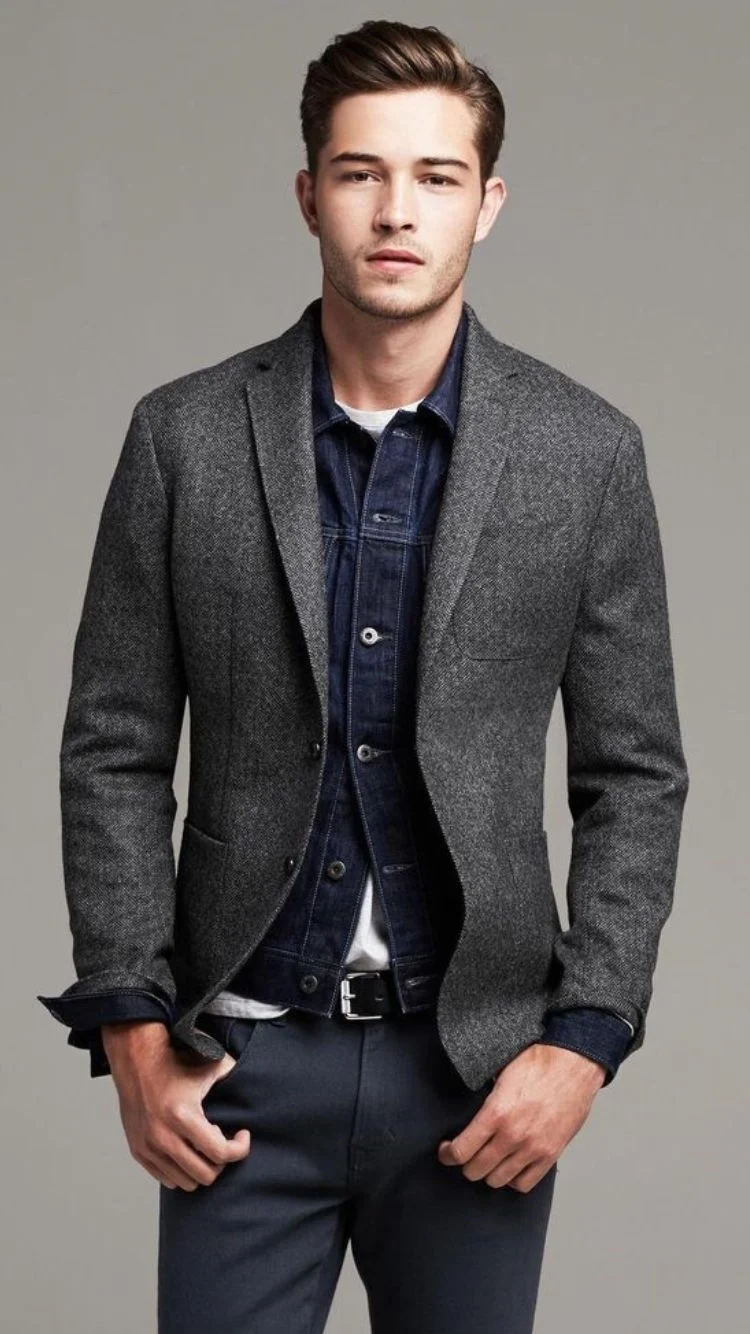 Banana Republic Tweed Blazer Jacket