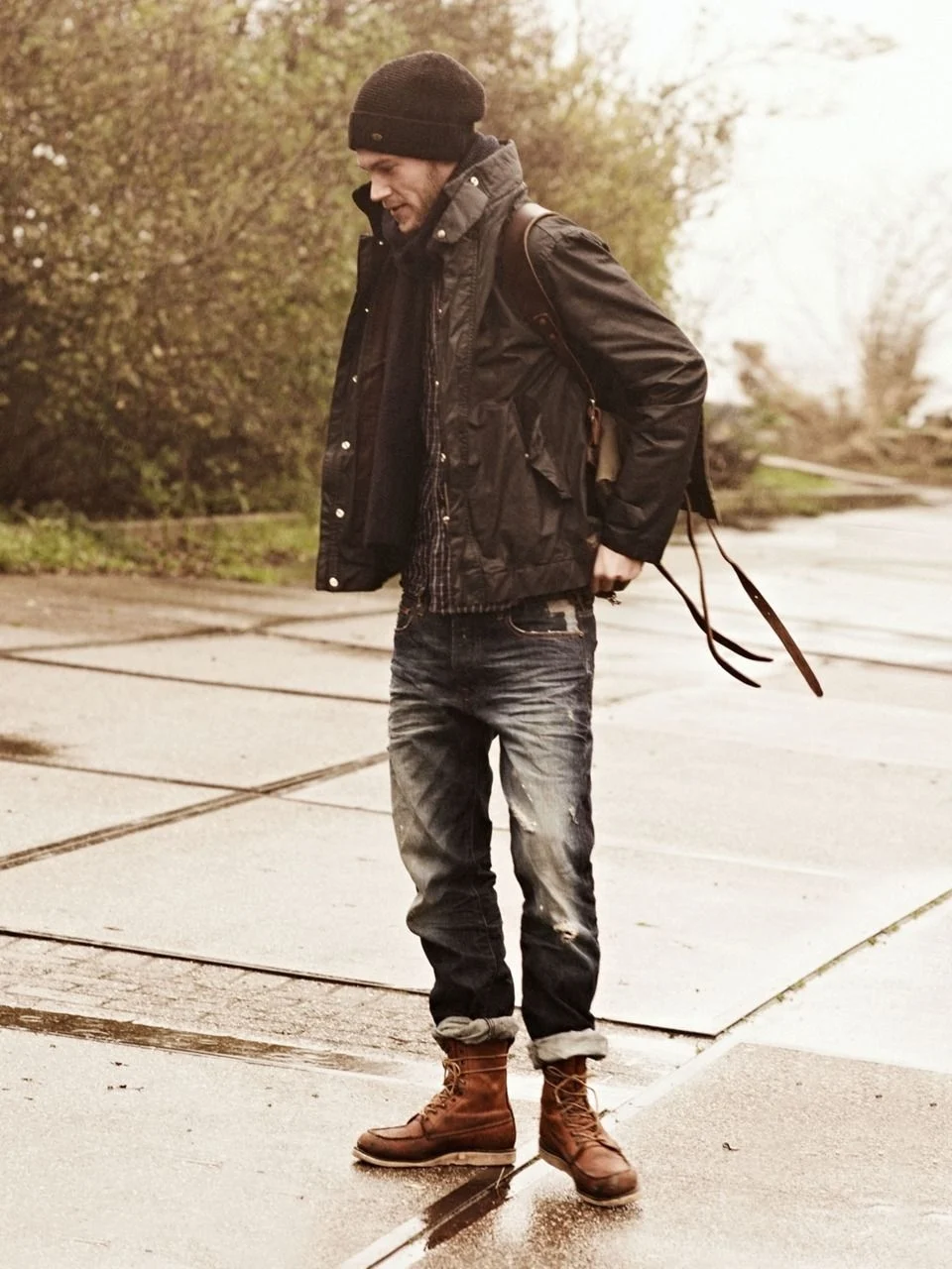 Берцы Red Wing коричневые мужские
