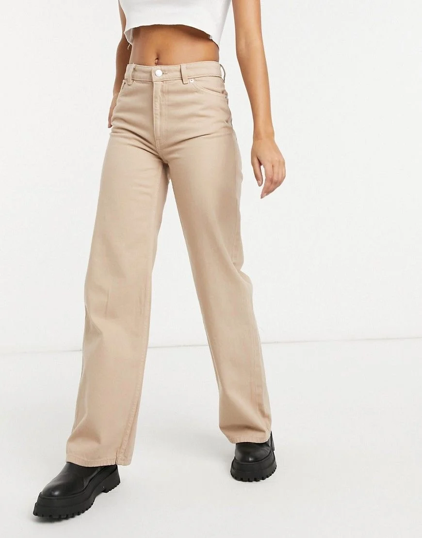 Бежевые джинсы Yoko Monki