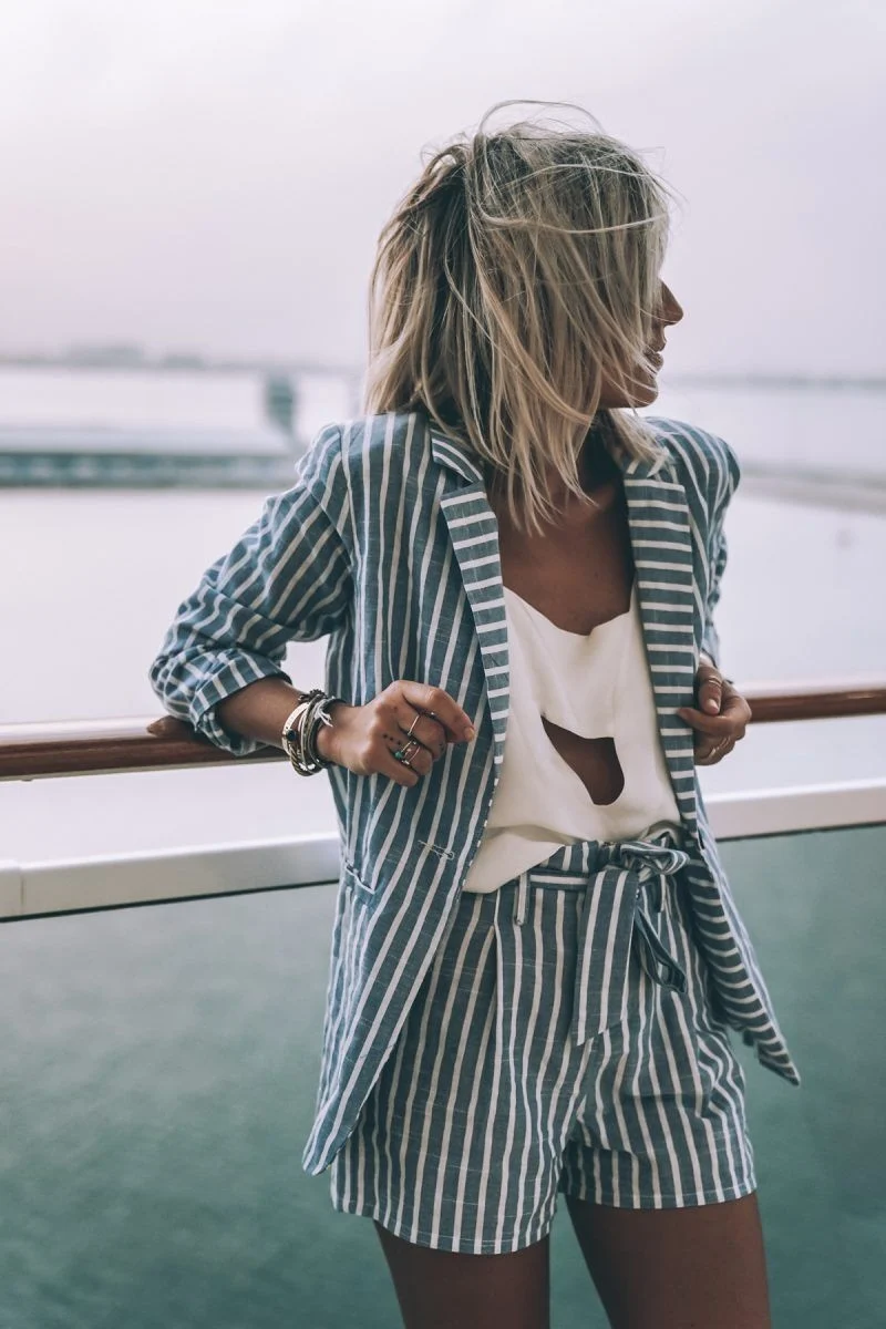 Блейзер Zara полосатый