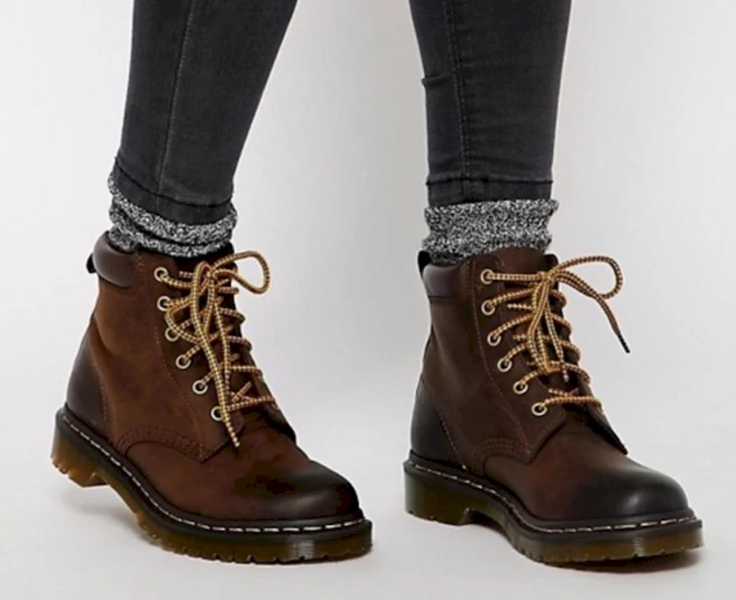 Ботинки Dr Martens коричневые