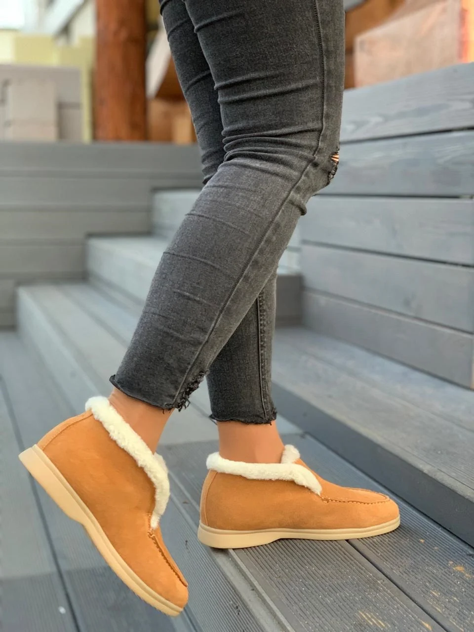 Ботинки loro Piana open walk