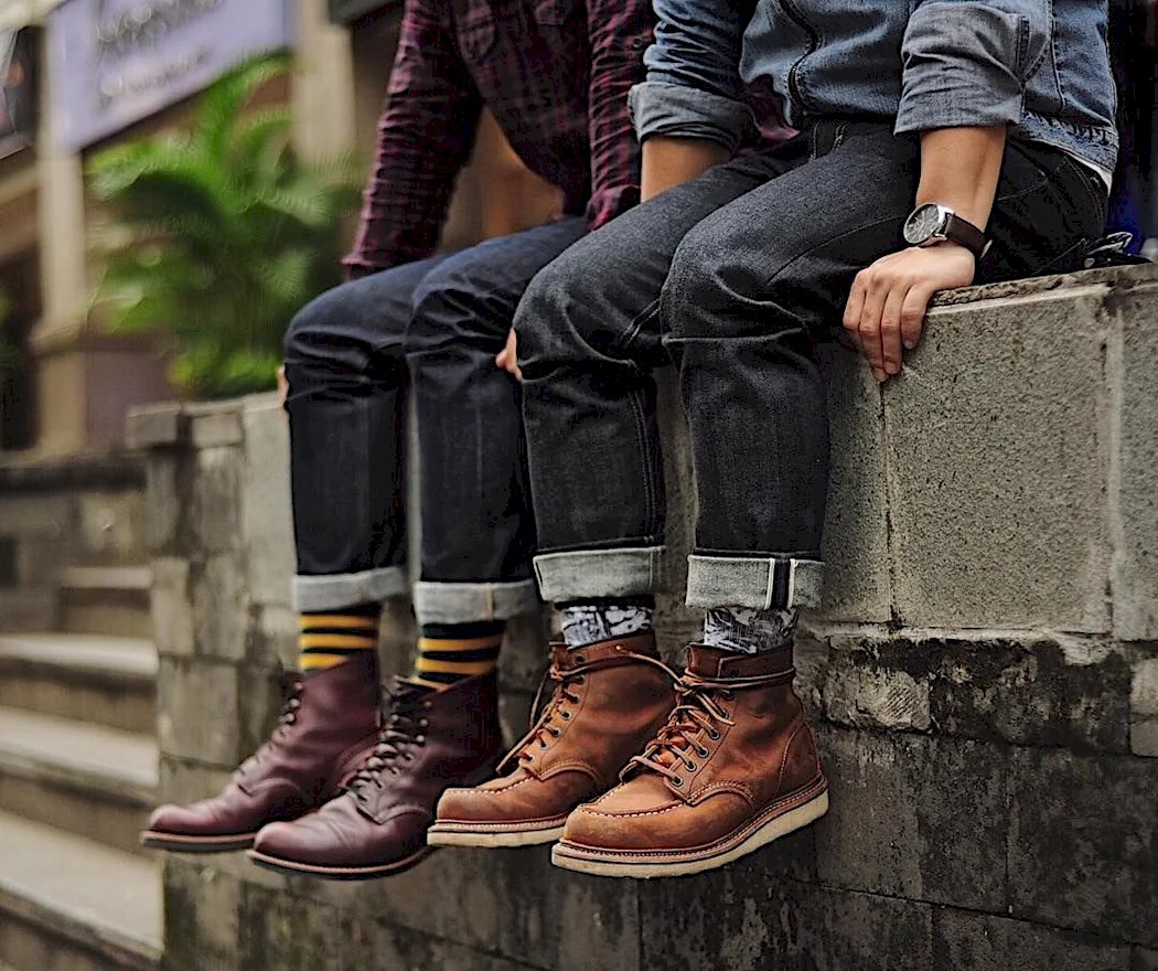 Ботинки Red Wing под джинсы