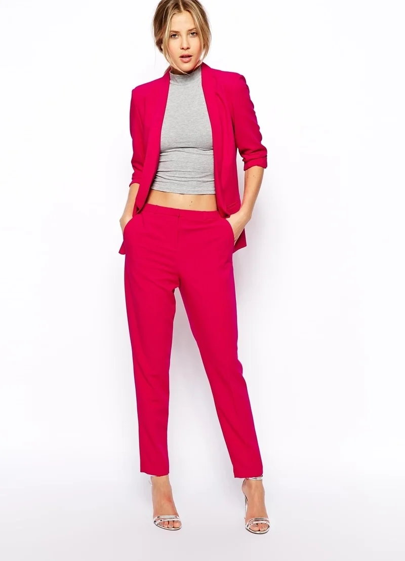 Брючный костюм фуксия женский ASOS
