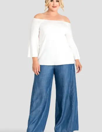 Брюки палаццо Plus Size