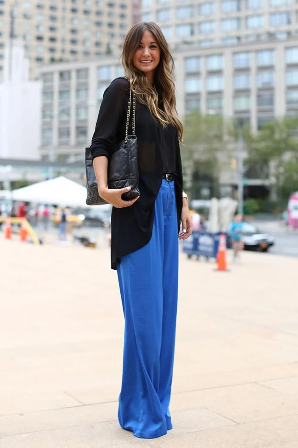 Брюки палаццо Street Style