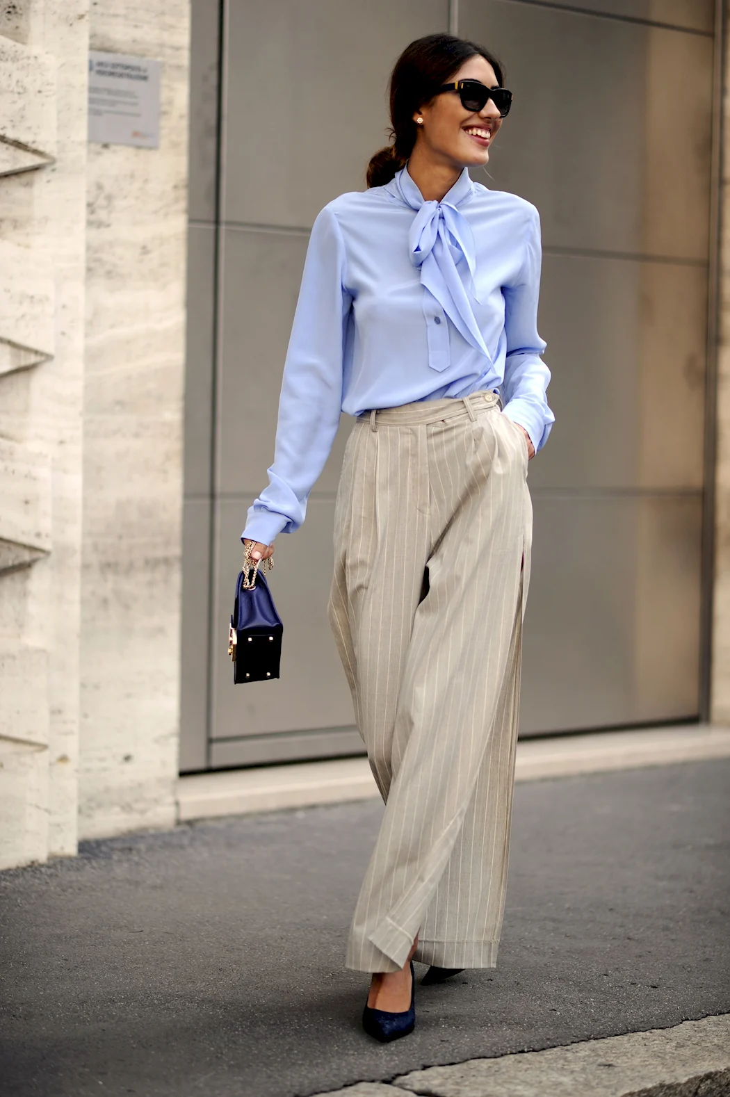 Брюки палаццо Street Style