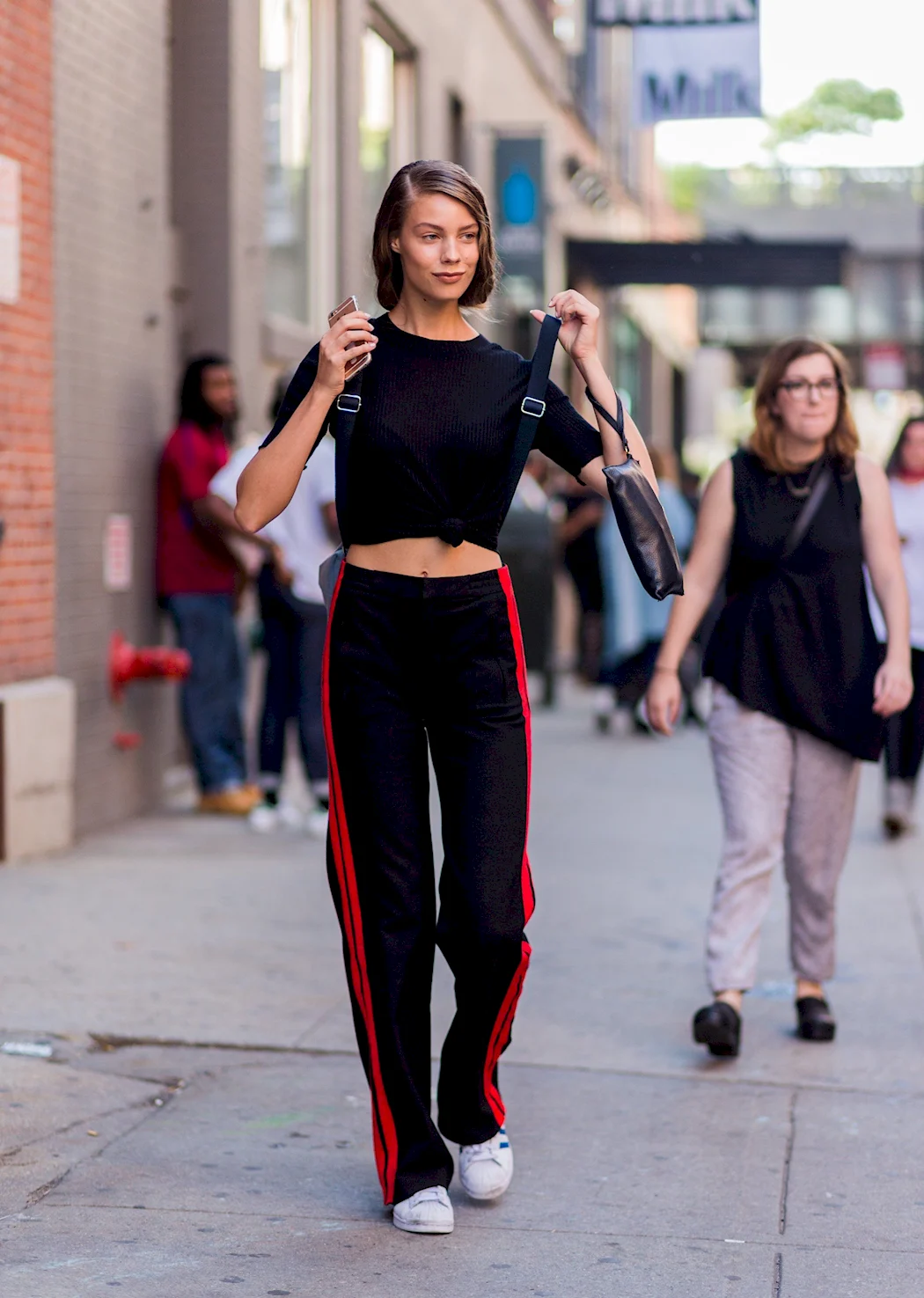 Брюки с лампасами Street Style