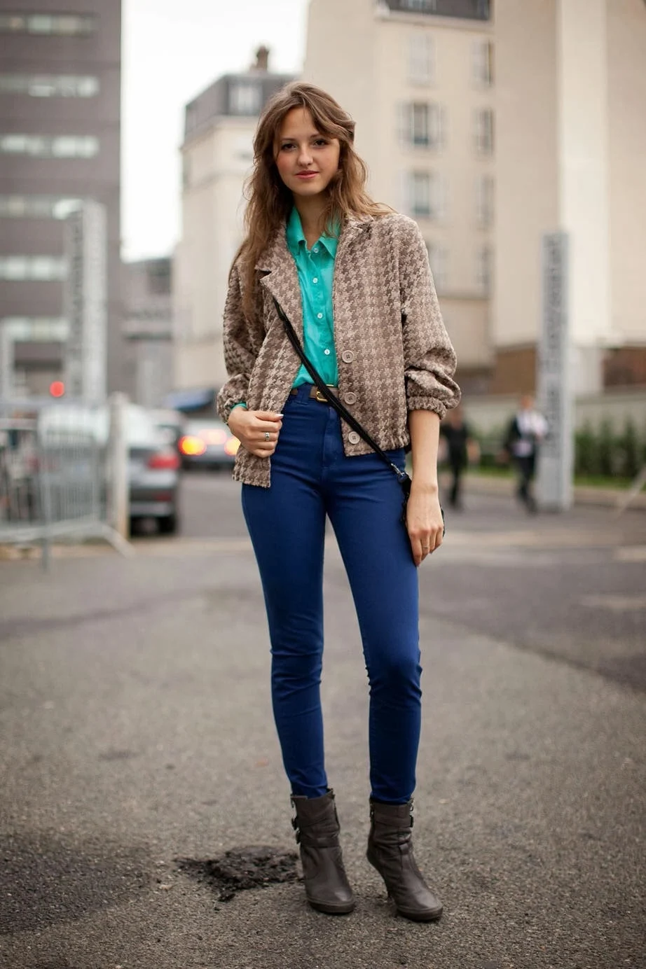 Брюки скинни Street Style