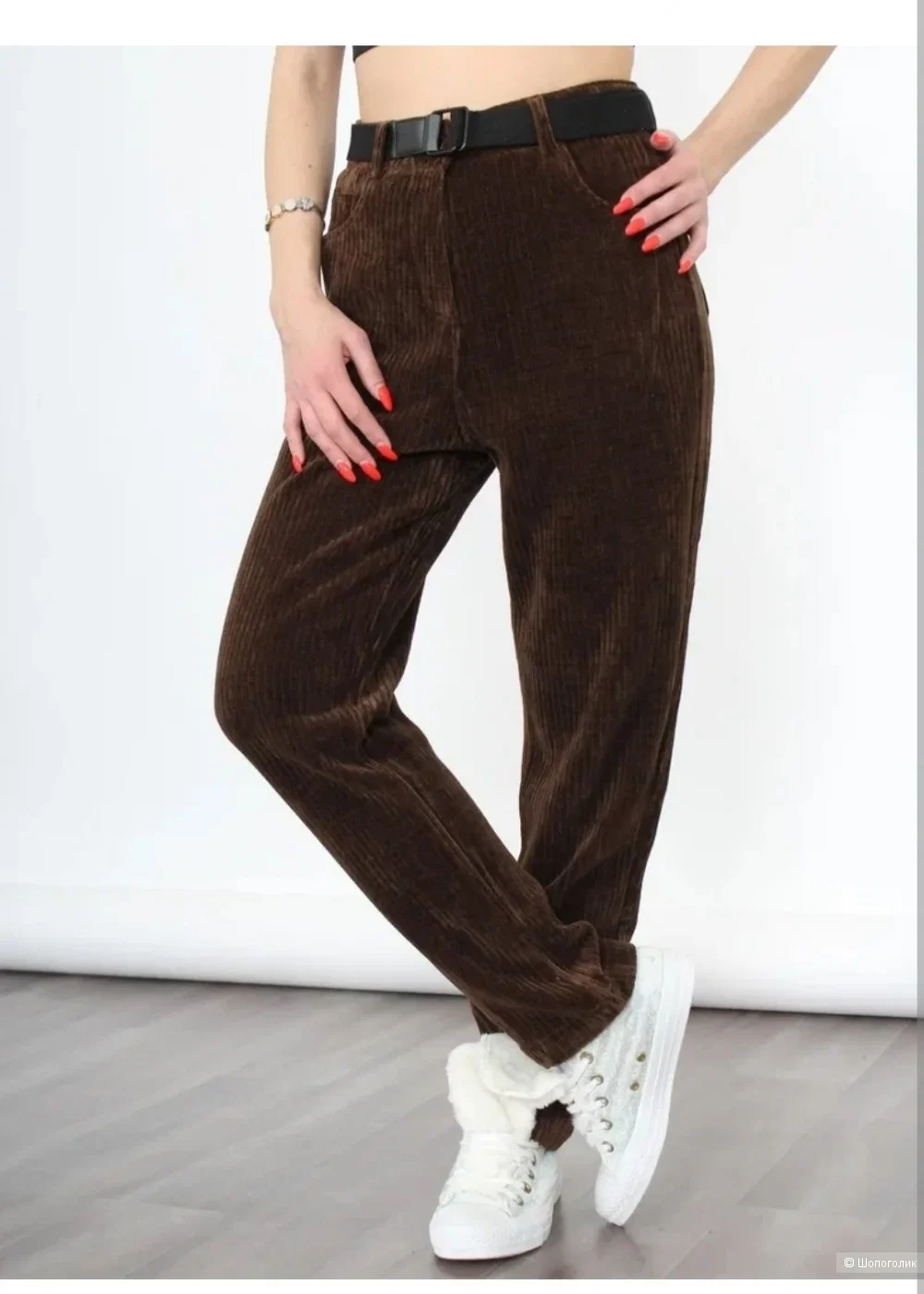 Брюки вельветовые Bershka Bershka