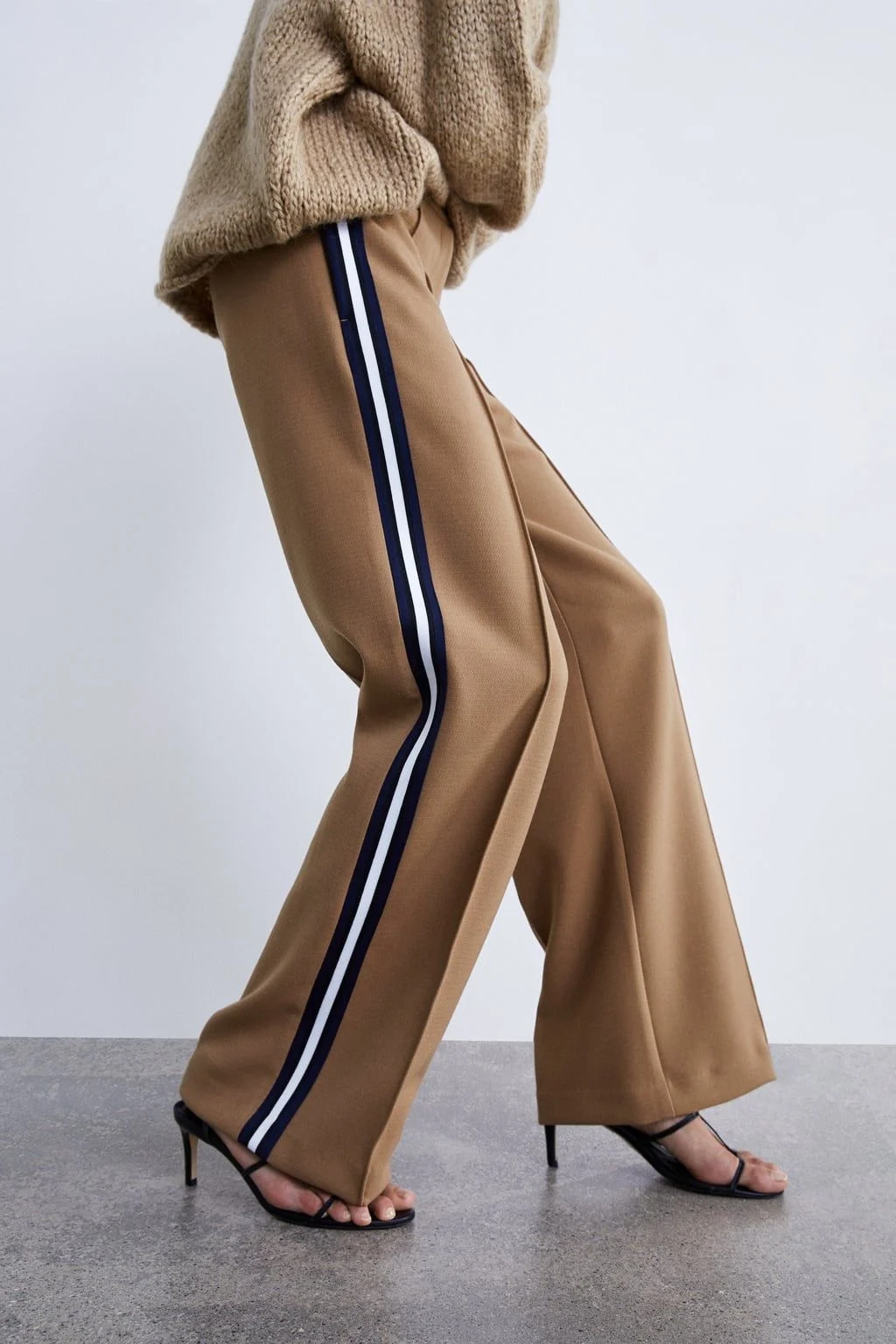 Брюки Zara с лампасами