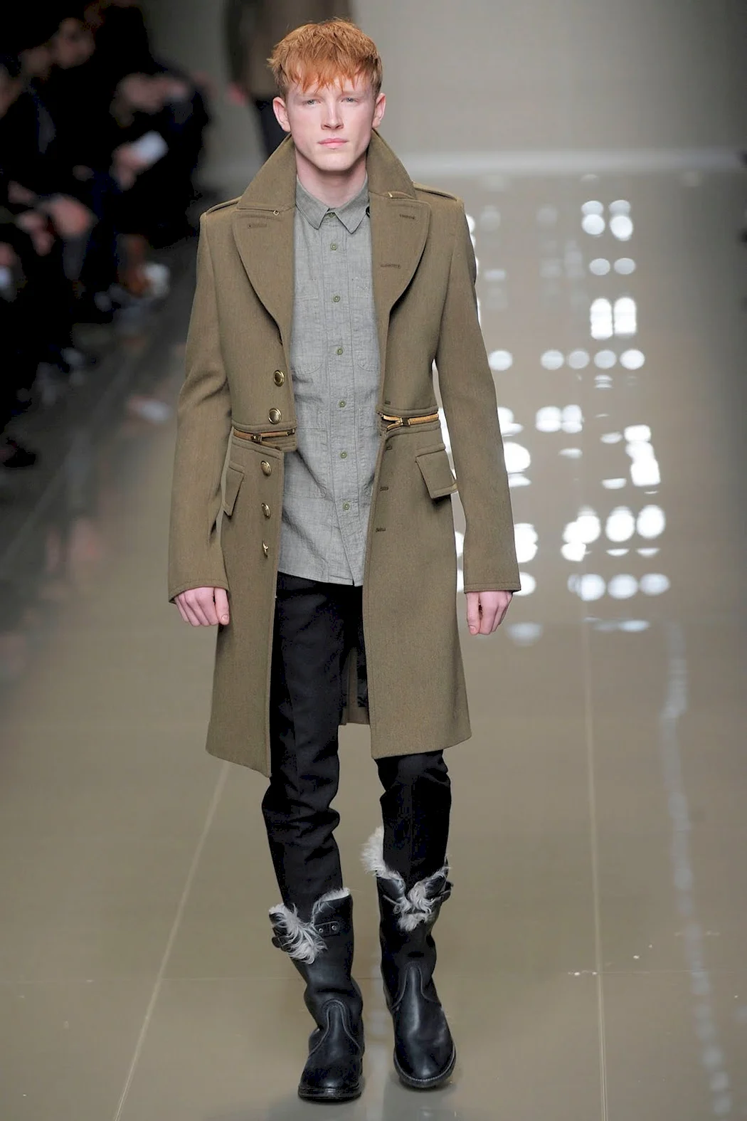 Burberry Prorsum пальто милитари