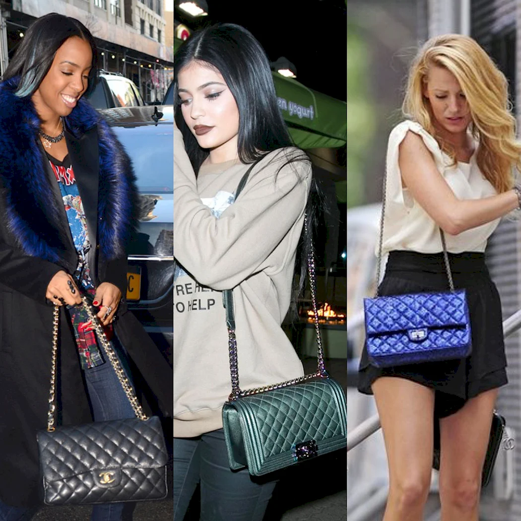 Chanel 2.55 синяя