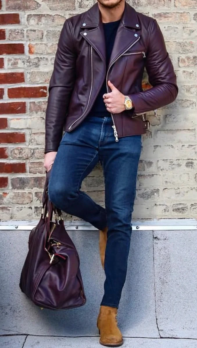 Челси и косуха мужской look