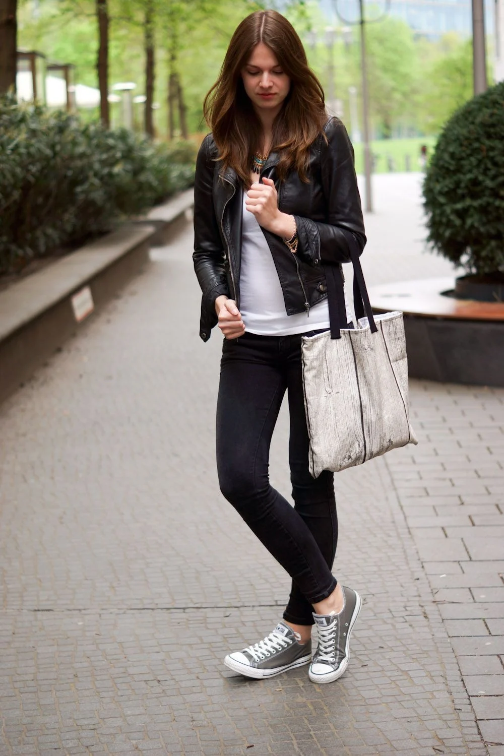 Converse Grey Black женские