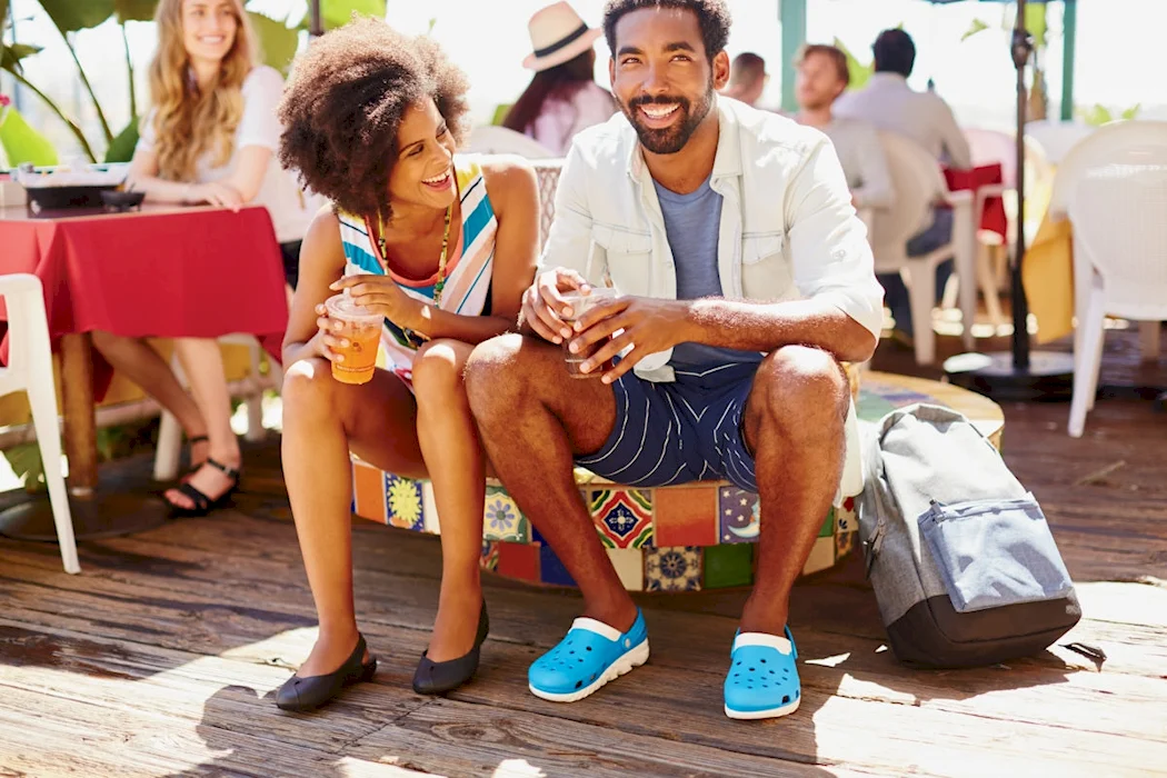 Crocs на пляже