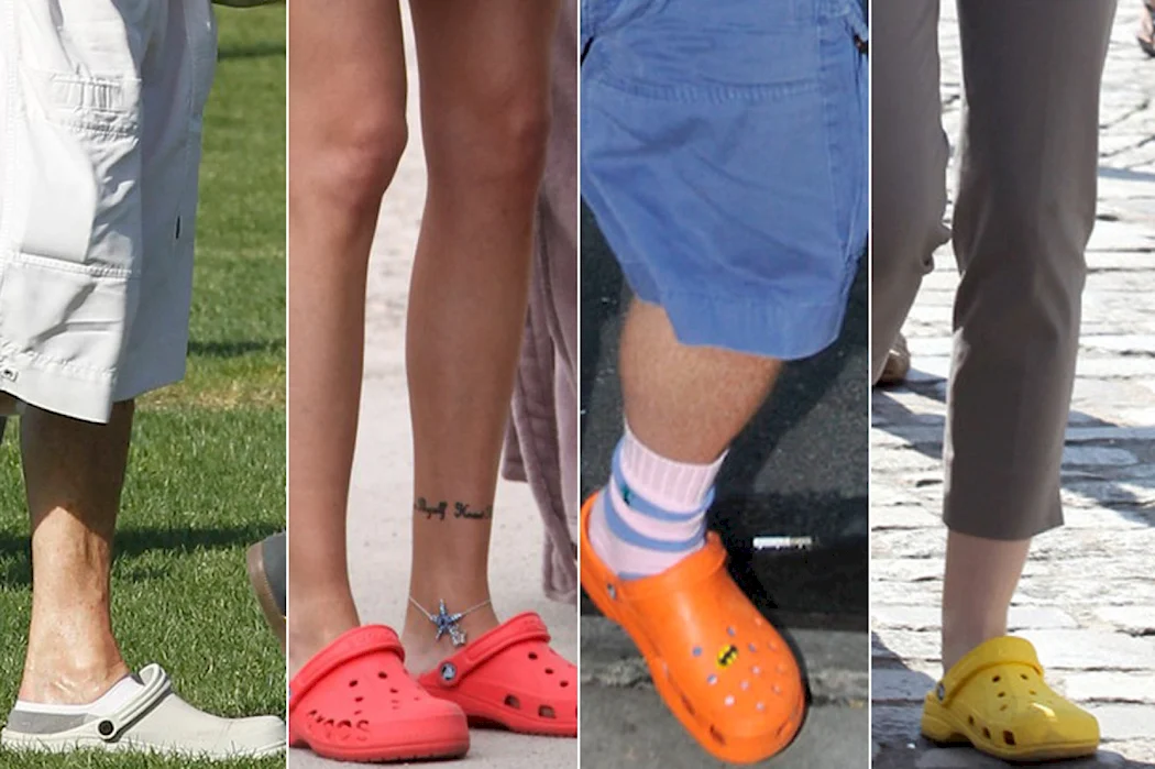 Crocs с носками мужские