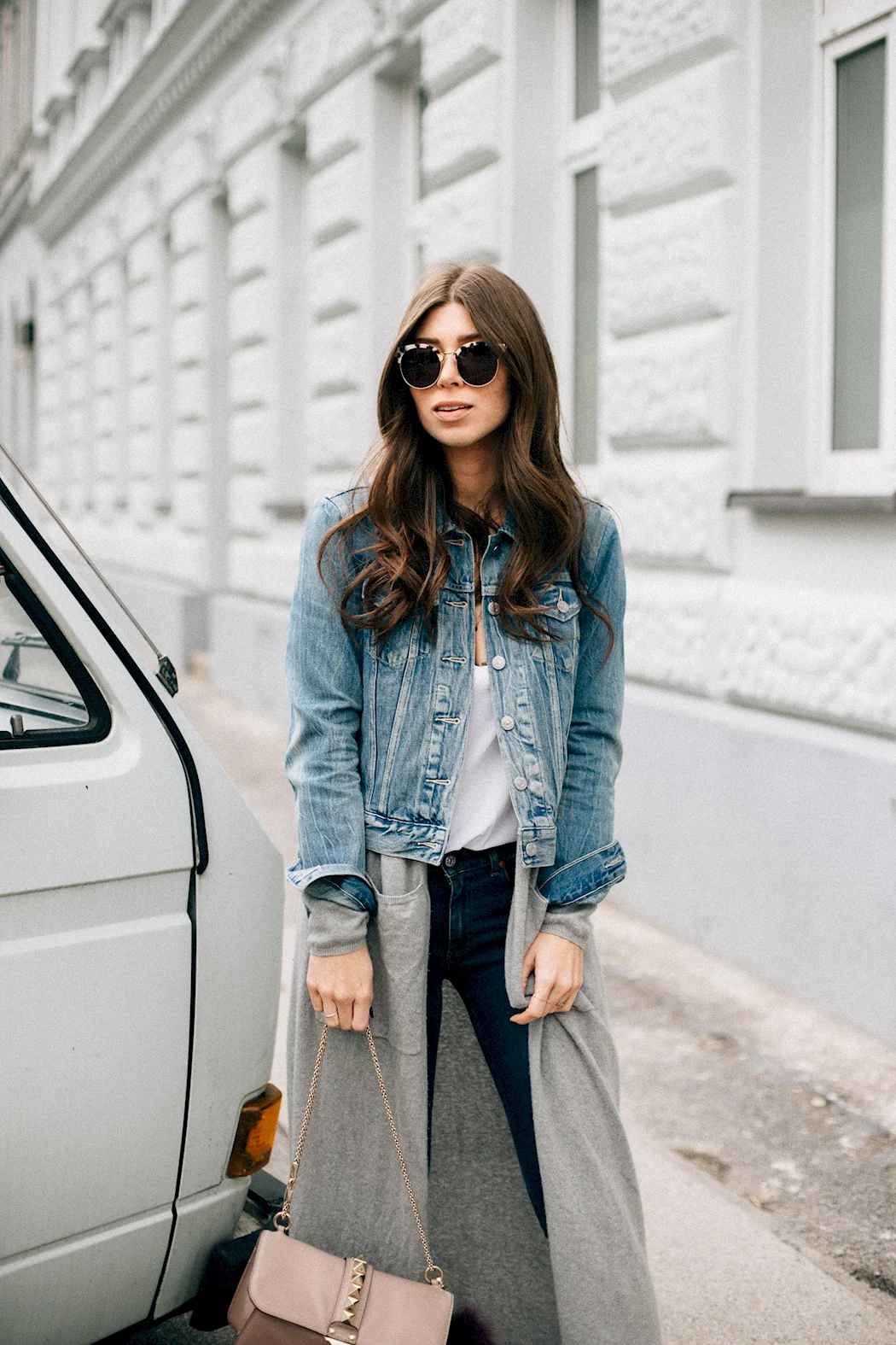 Denim Jacket with Spring