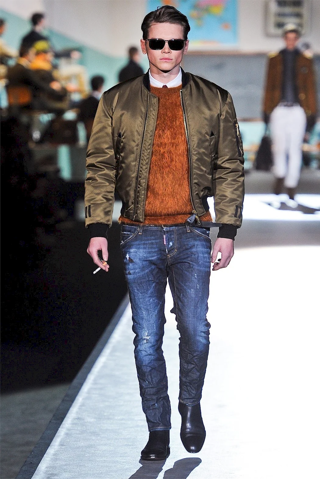 Dsquared2 куртка мужская кожаная