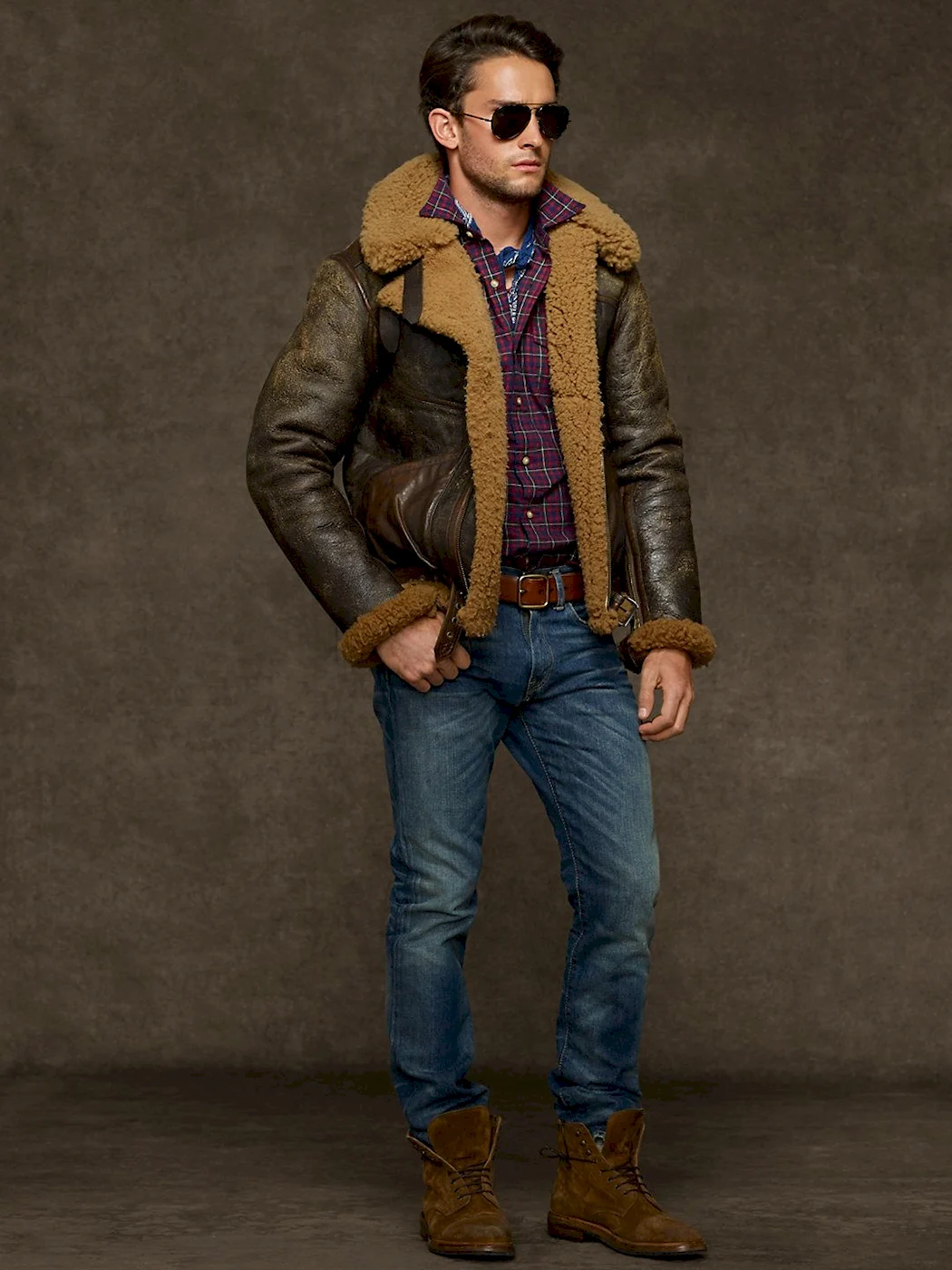 Дубленка Ralph Lauren мужская