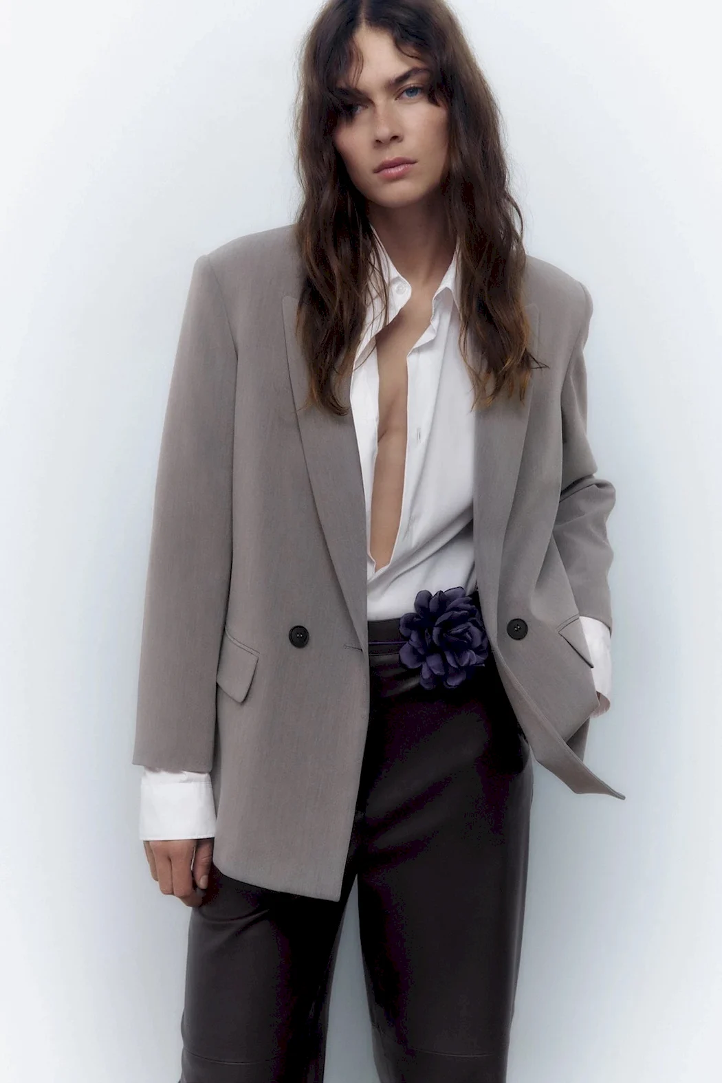 Двубортный блейзер Zara