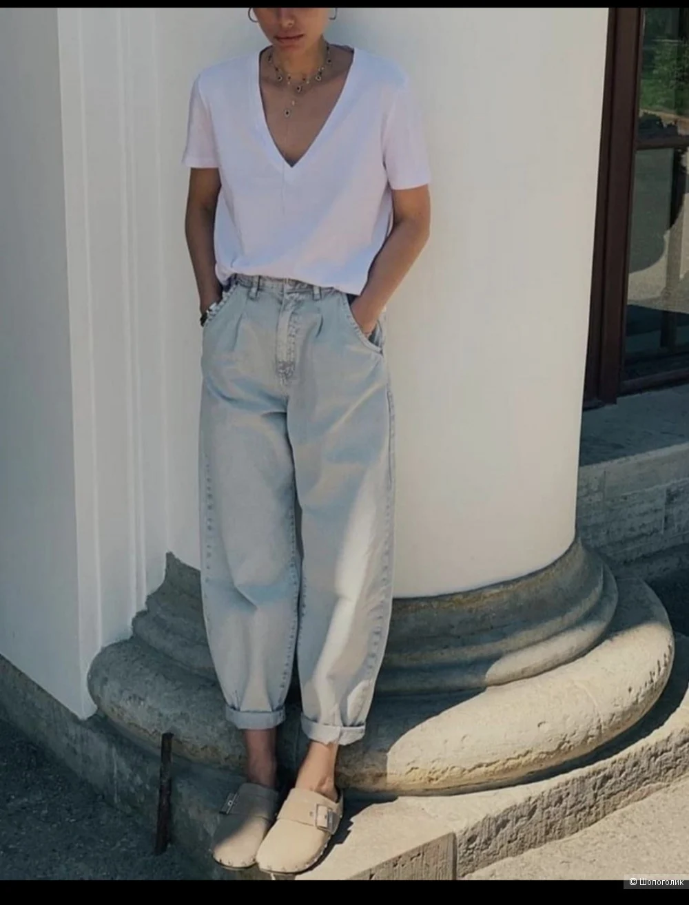 Джинсы бананы Zara