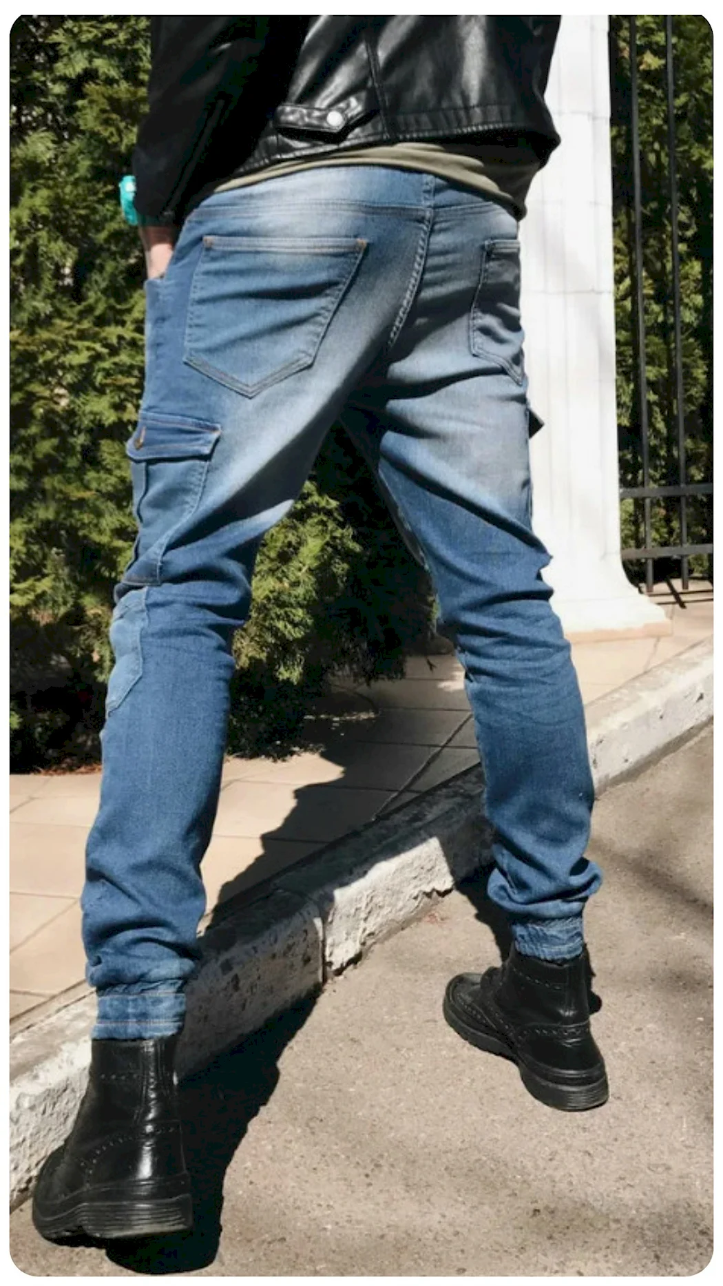 Джинсы джоггеры мужские