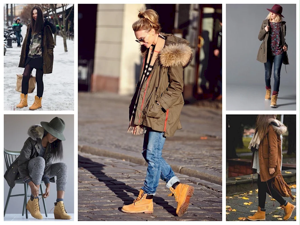Грубые ботинки Timberland