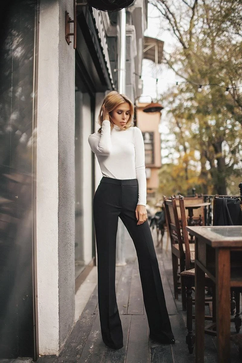 H&M штаны клеш