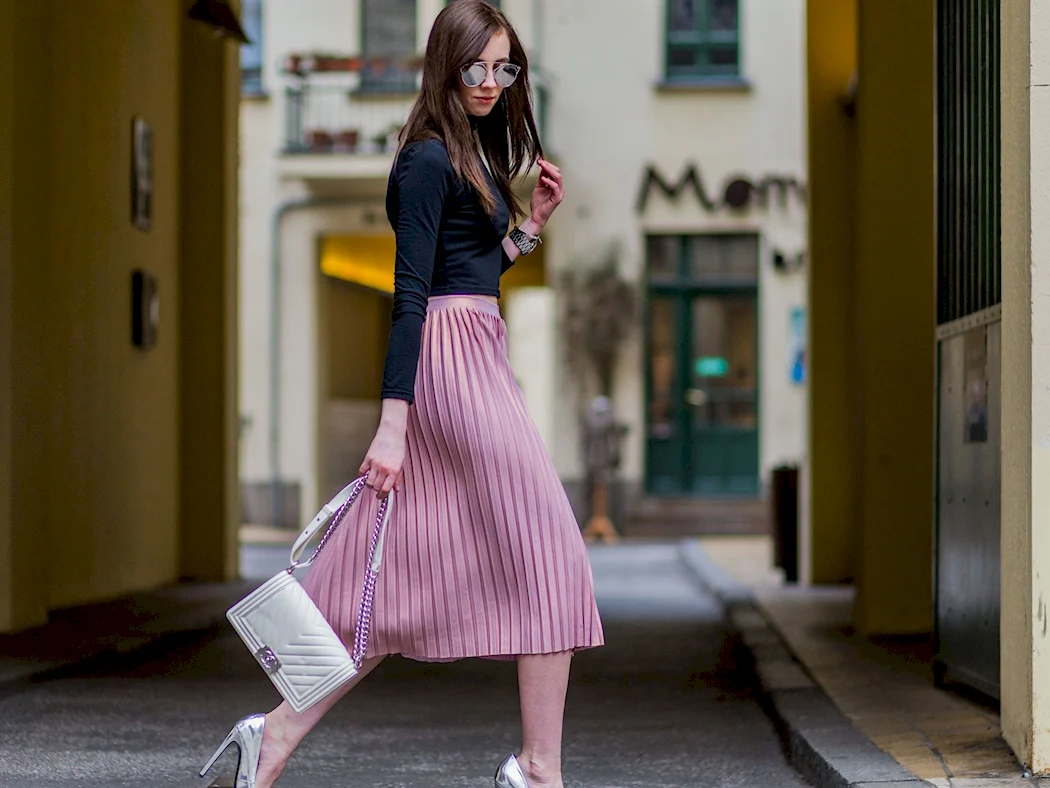 Юбка плиссе Miu Miu