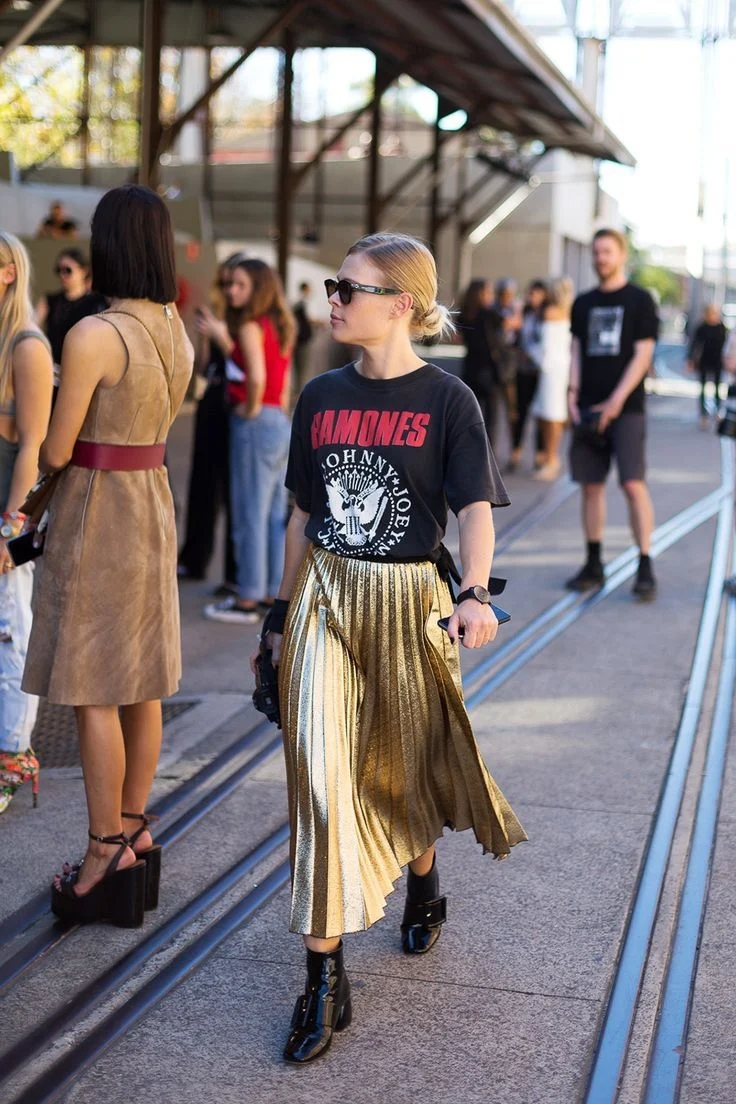 Юбка плиссе Street Style