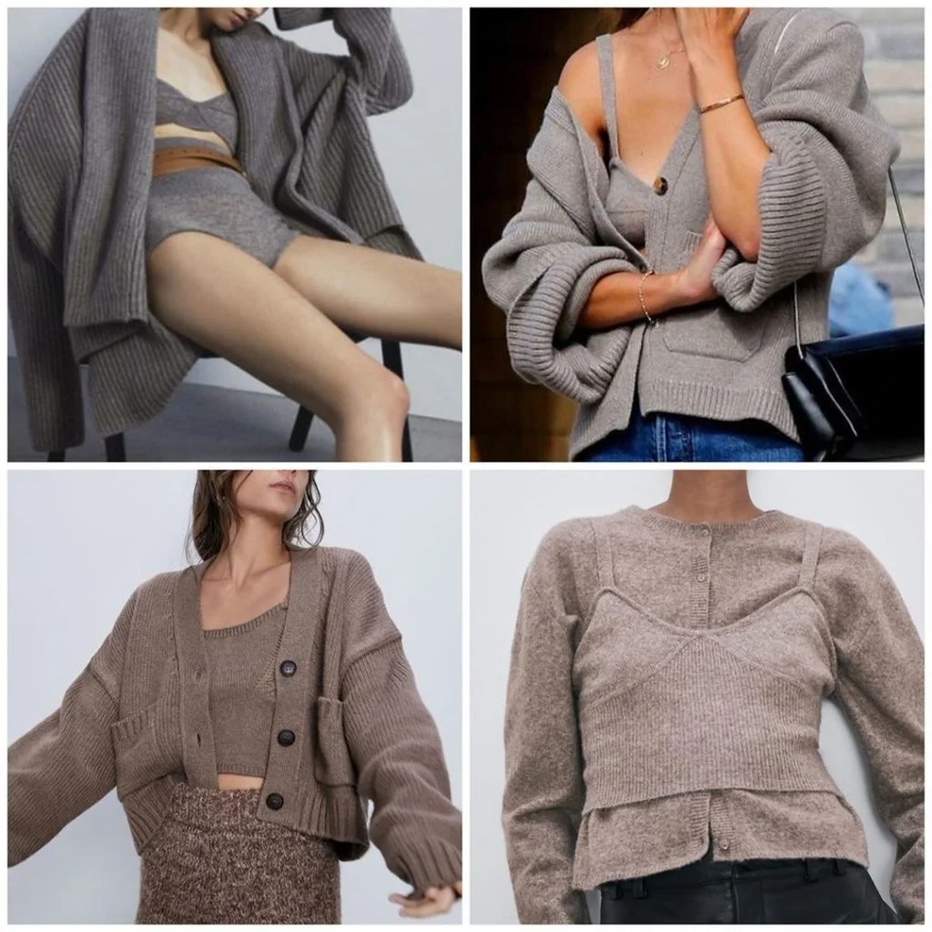 Кардиган женский модный короткий