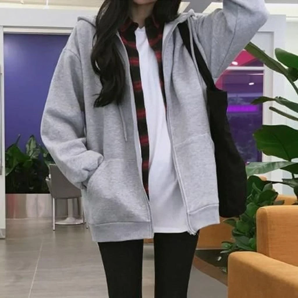 Корейские аутфиты худи