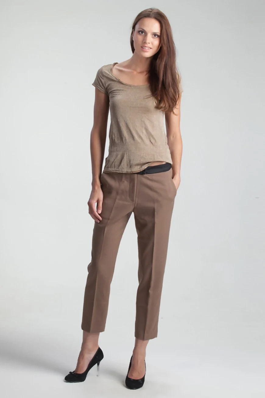 Коричневые брюки massimo Dutti