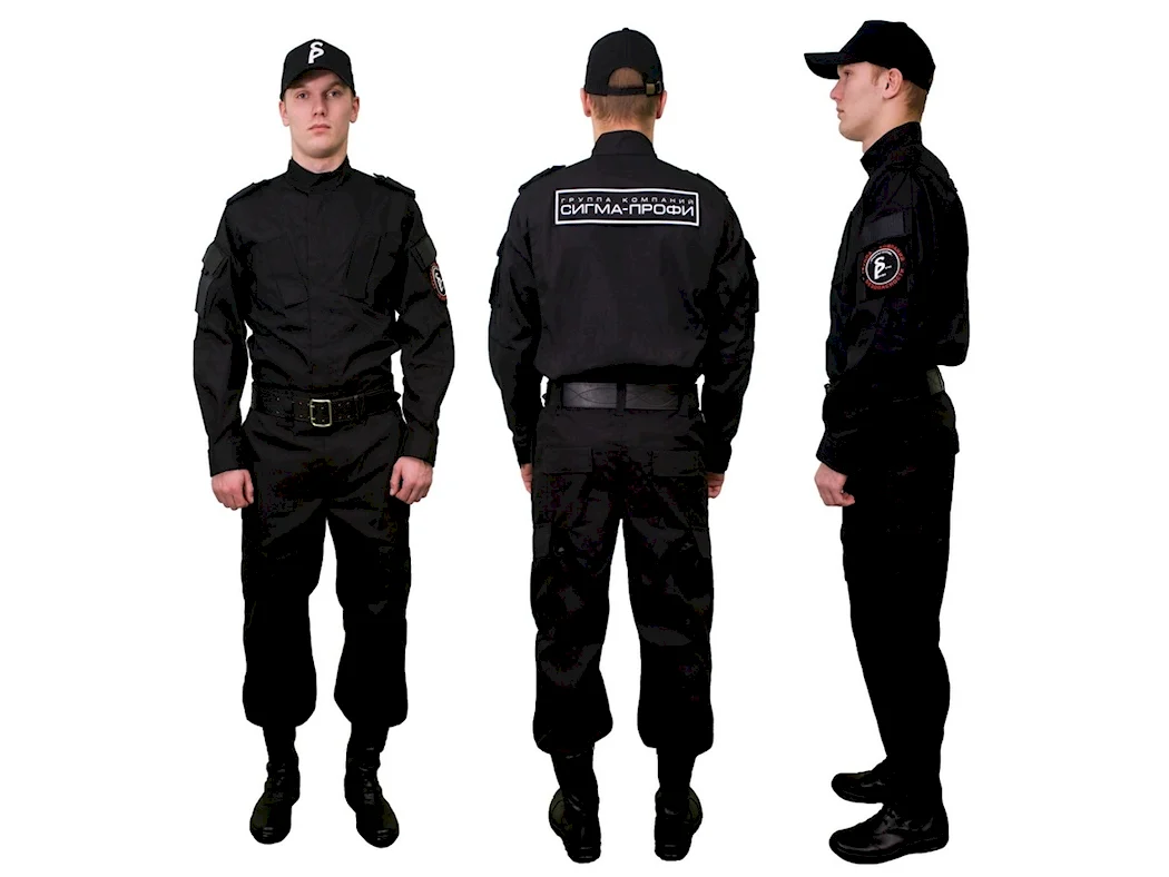 Костюм охранника ГБР Альфа черный