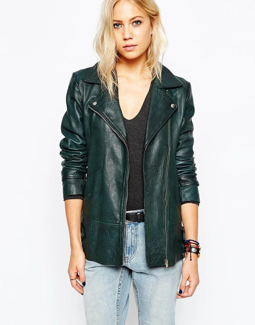 Кожаная куртка Pepe Jeans женская