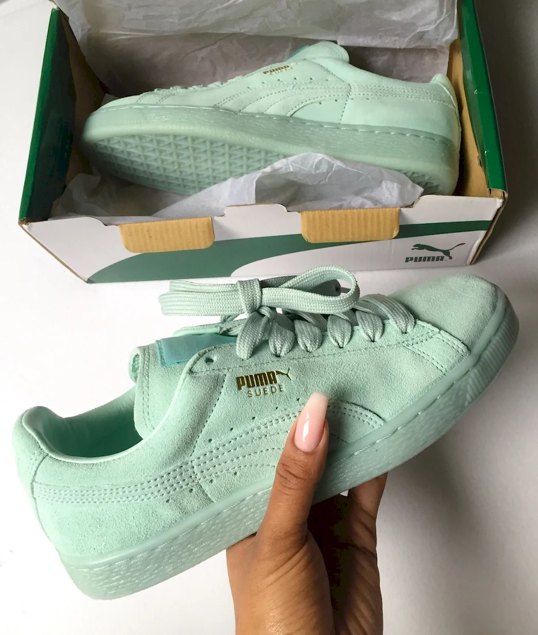 Кроссовки Puma мятные
