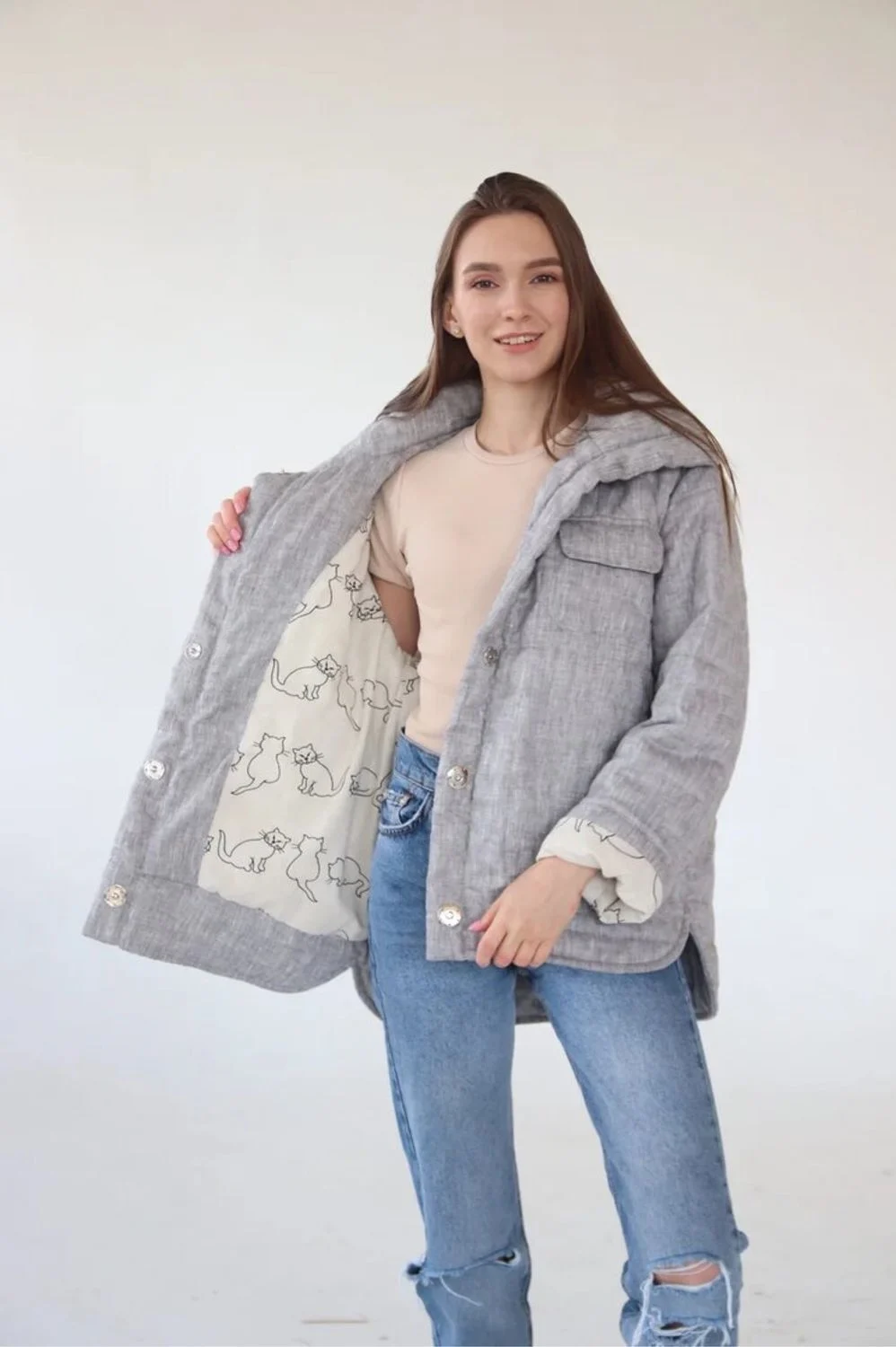 Куртка из льна