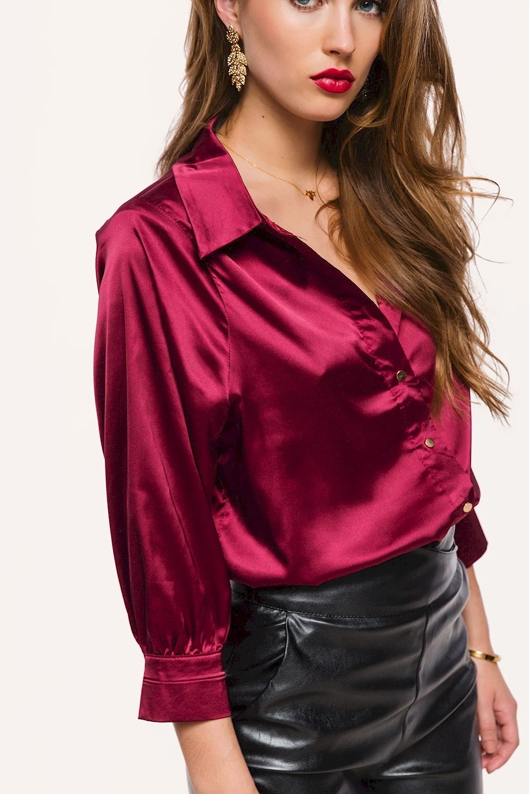 Лара Датта Satin Blouse