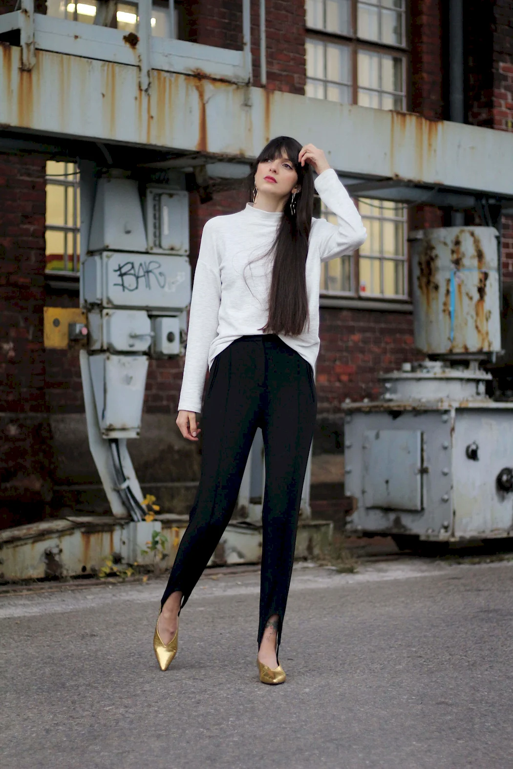 Легинсы со штрипками Zara