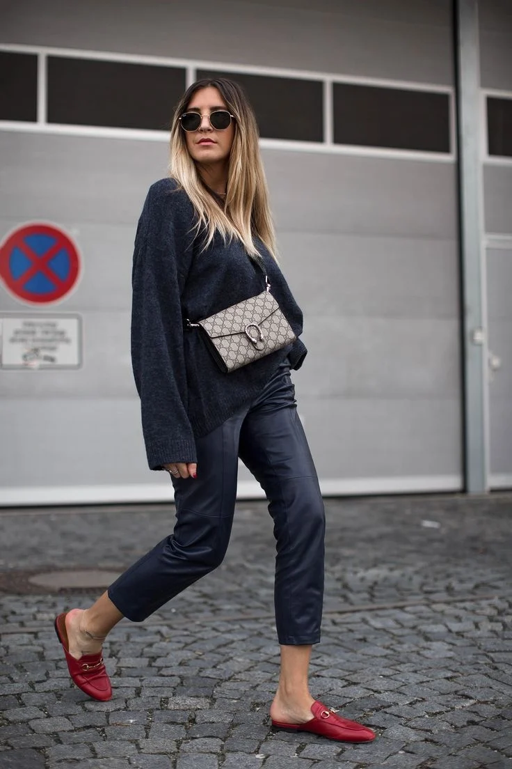 Лоферы Gucci outfit