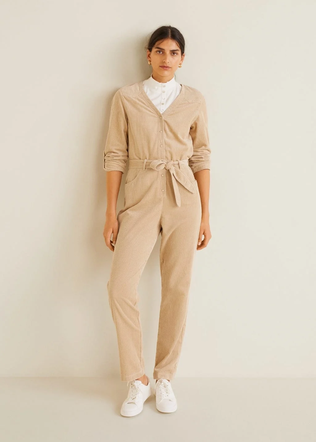 Mango Jumpsuit Khaki