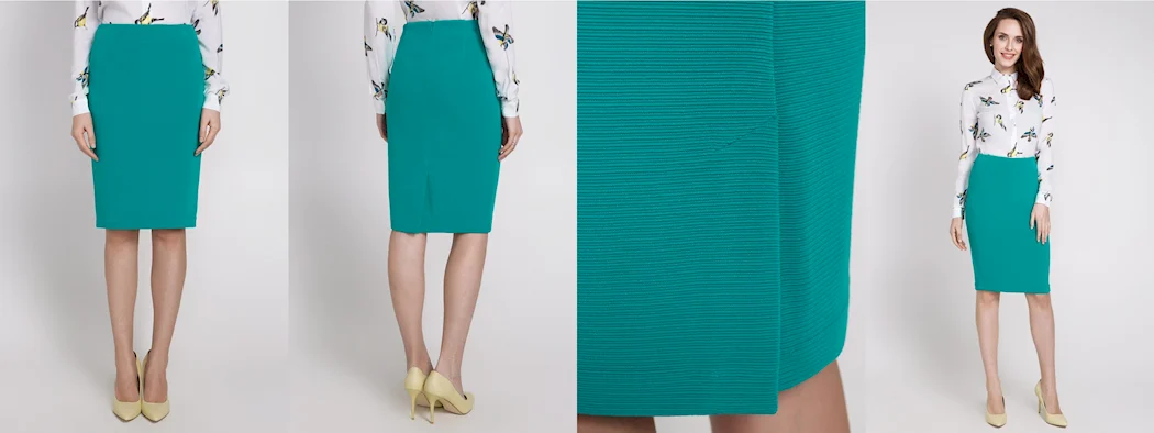 Max Mara бирюзовая юбка