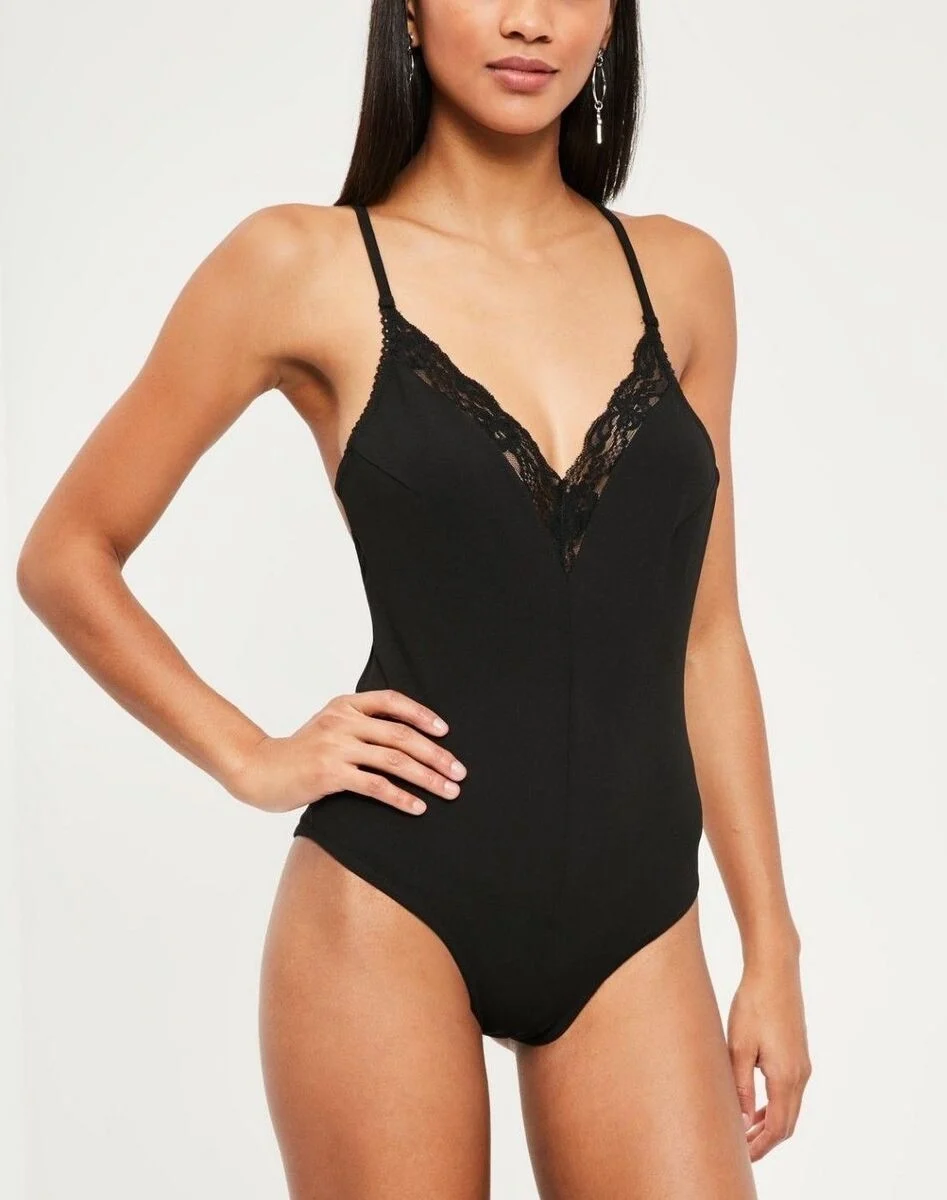 Missguided боди черное
