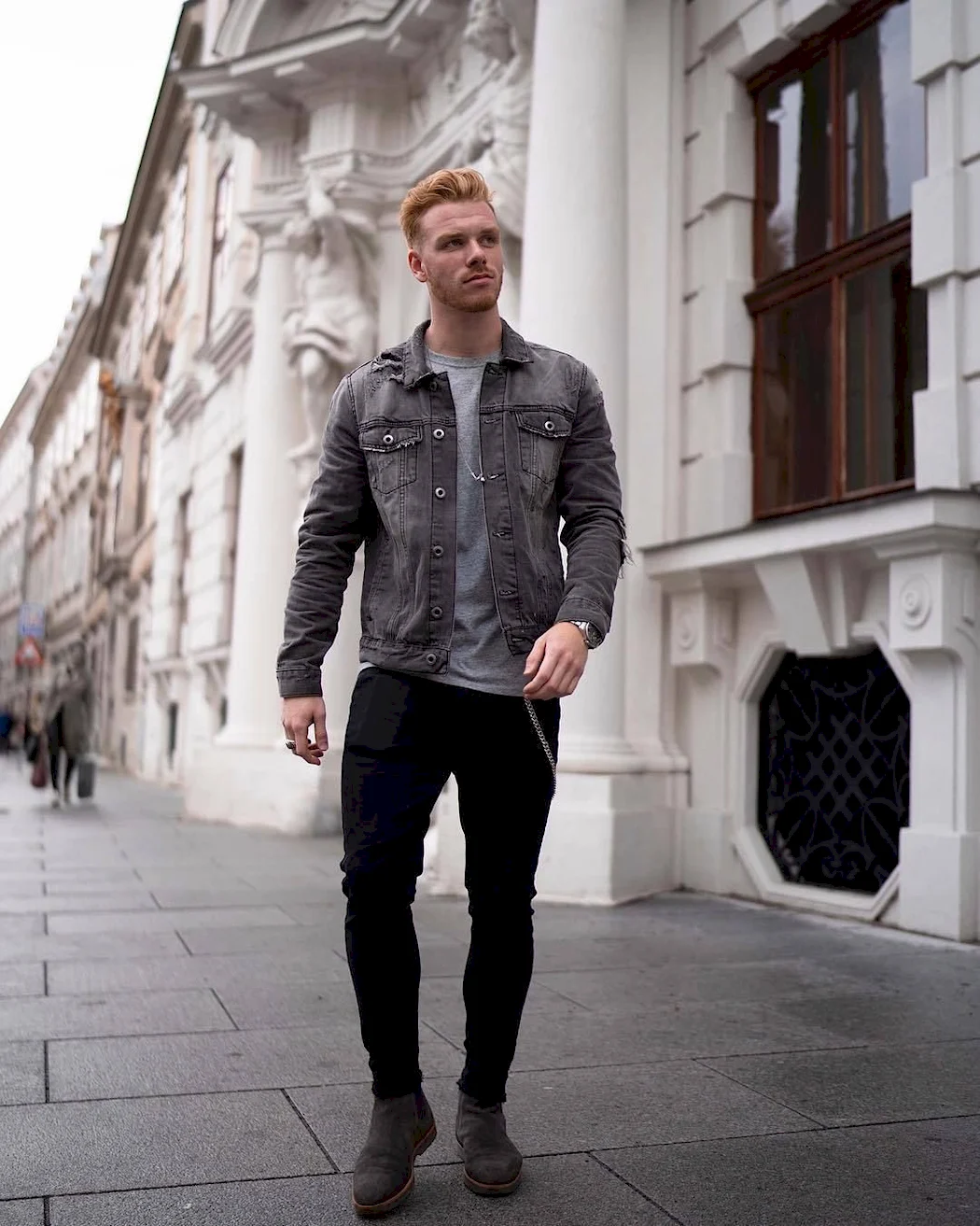 Mujskoy Style Jeans Jacket Style мужской