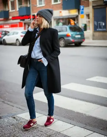 New Balance 574 красные outfit